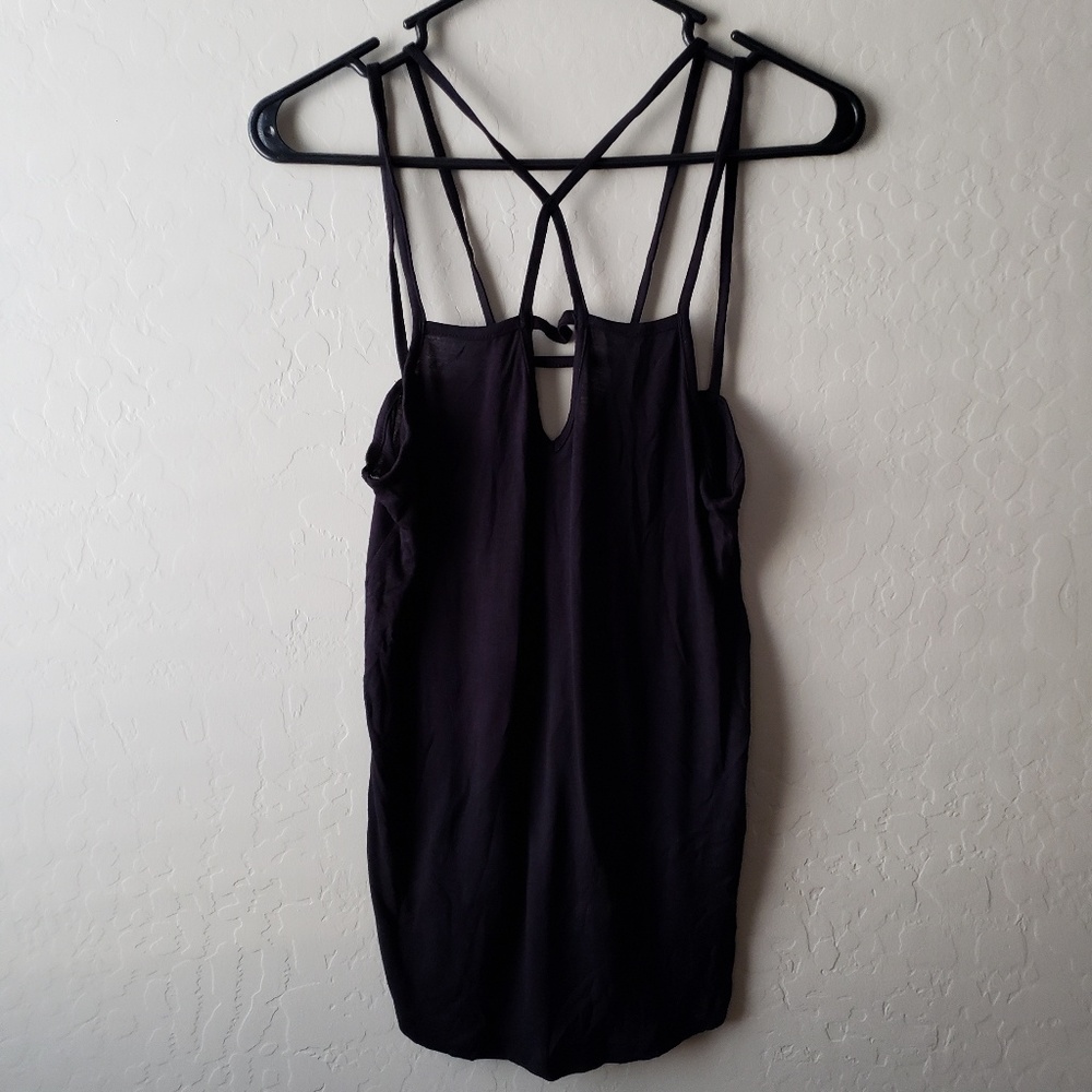 Cross front tank top